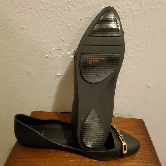 Dizzy Black Shoes- flats - Picture 6 of 6